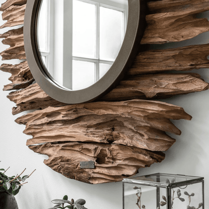 MUST Living Spiegel Pure Ø85x7 cm - Spiegel - MUST Living - livinglovely.nl