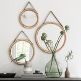 MUST Living Spiegel San Jose set van 3 S Ø32 cm, M Ø42 cm, L Ø52 cm - Spiegel - MUST Living - livinglovely.nl