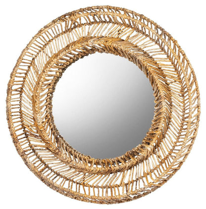 MUST Living Spiegel San Miguel Small Ø70x10 cm - Spiegel - MUST Living - livinglovely.nl