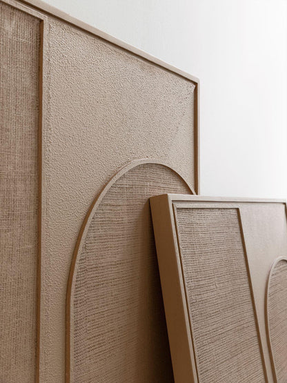 MUST Living Wandpaneel Elyn Brown Small - Wandpaneel - MUST Living - livinglovely.nl