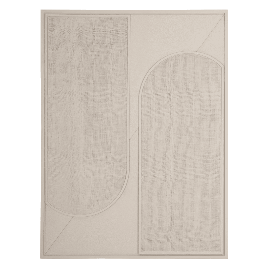 Must Living Wandpaneel Elyn Cream Small - Wandpaneel - MUST Living - livinglovely.nl