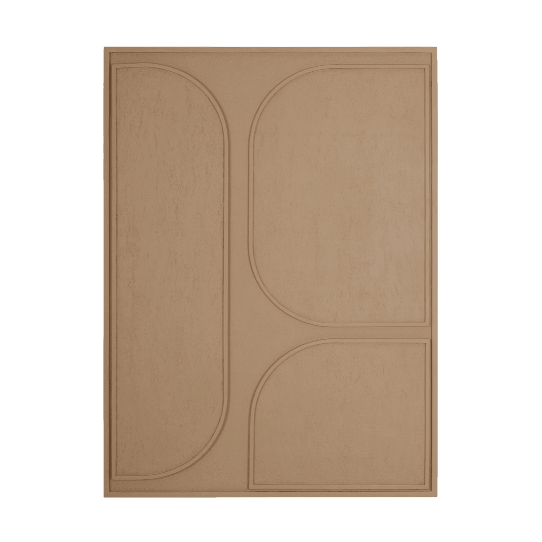 MUST Living Wandpaneel Lorcan Brown Small - Wandpaneel - MUST Living - livinglovely.nl