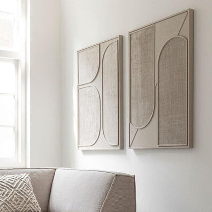 Must Living Wandpaneel Lorcan Cream Small - Wandpaneel - MUST Living - livinglovely.nl