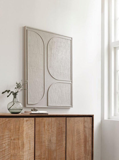 Must Living Wandpaneel Lorcan Cream Small - Wandpaneel - MUST Living - livinglovely.nl