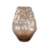 Narin Cream Irregular Shaped Glass Vase L van PTMD op witte achtergrond