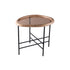 Neelix Natural Rubberwood organische salontafel S van PTMD op witte achtergrond