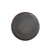 Nibbi Brown Wooden Mirror Twist Round Frame 65x5x65cm PTMD - Spiegel - PTMD - livinglovely.nl