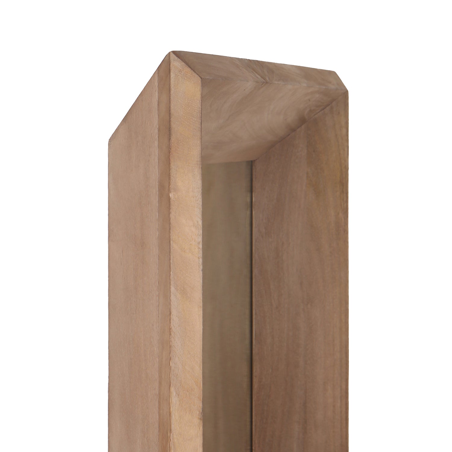 Nicka Natural Mango Wood Rectangle Mirror S 70,5x13,5x160cm - Spiegel - PTMD - livinglovely.nl