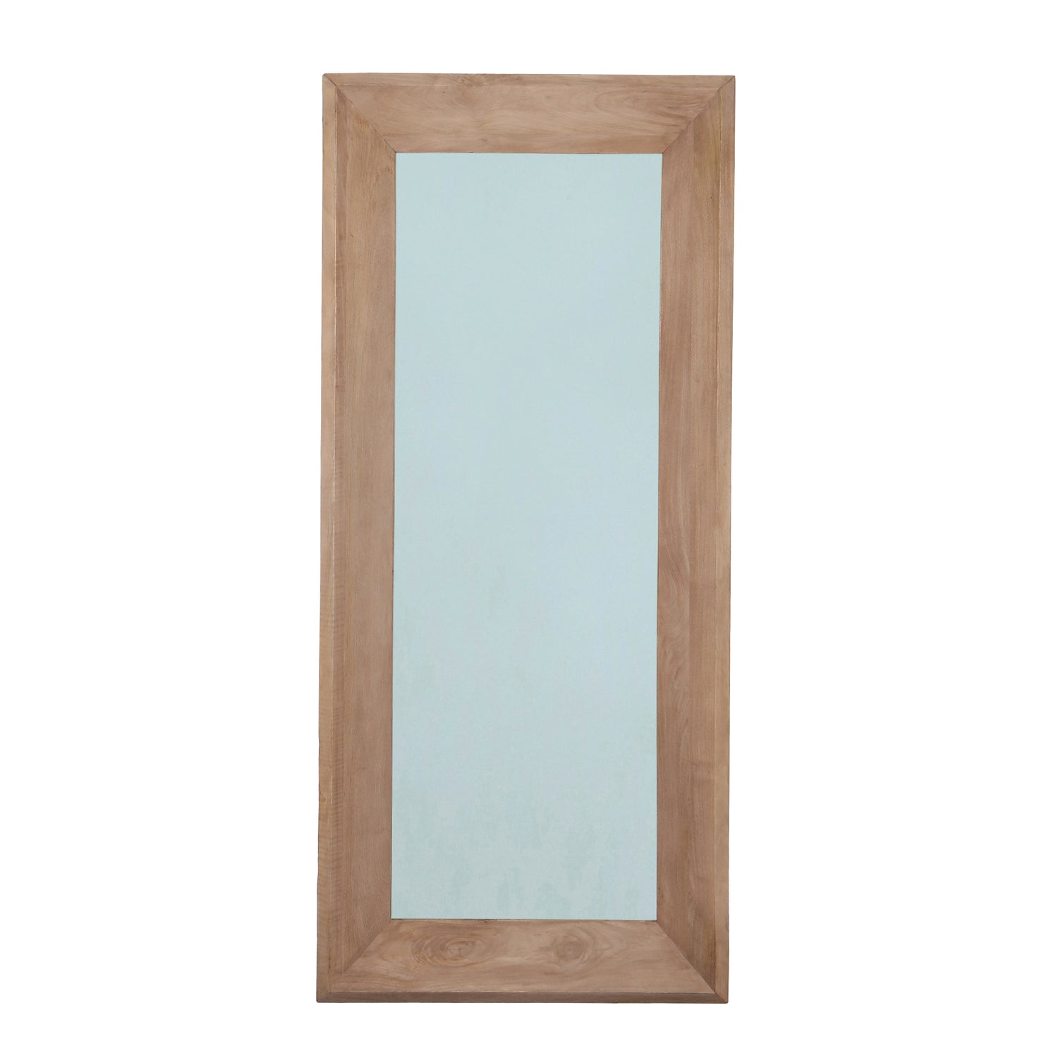 Nicka Natural Mango Wood Rectangle Mirror S 70,5x13,5x160cm - Spiegel - PTMD - livinglovely.nl