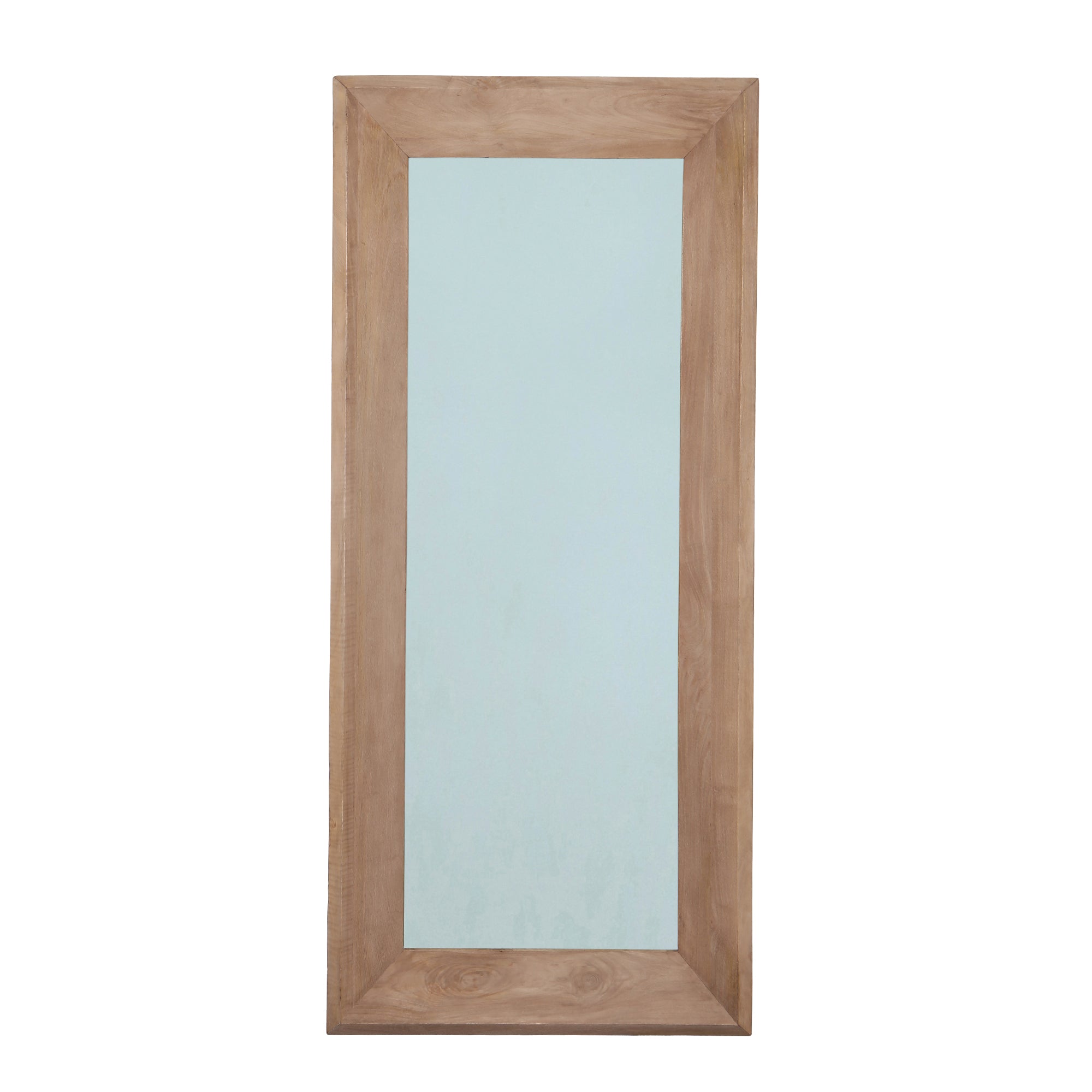 Nicka Natural Mango Wood Rectangle Mirror S 70,5x13,5x160cm - Spiegel - PTMD - livinglovely.nl