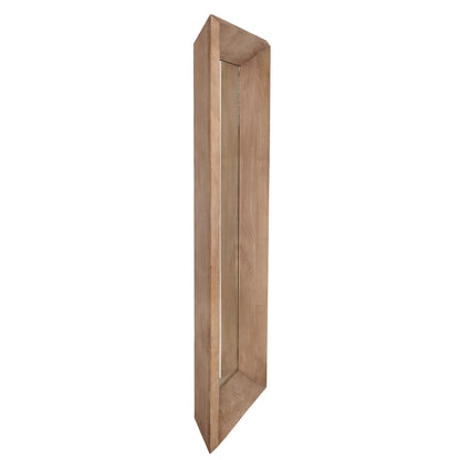 Nicka Natural Mango Wood Rectangle Mirror S 70,5x13,5x160cm - Spiegel - PTMD - livinglovely.nl