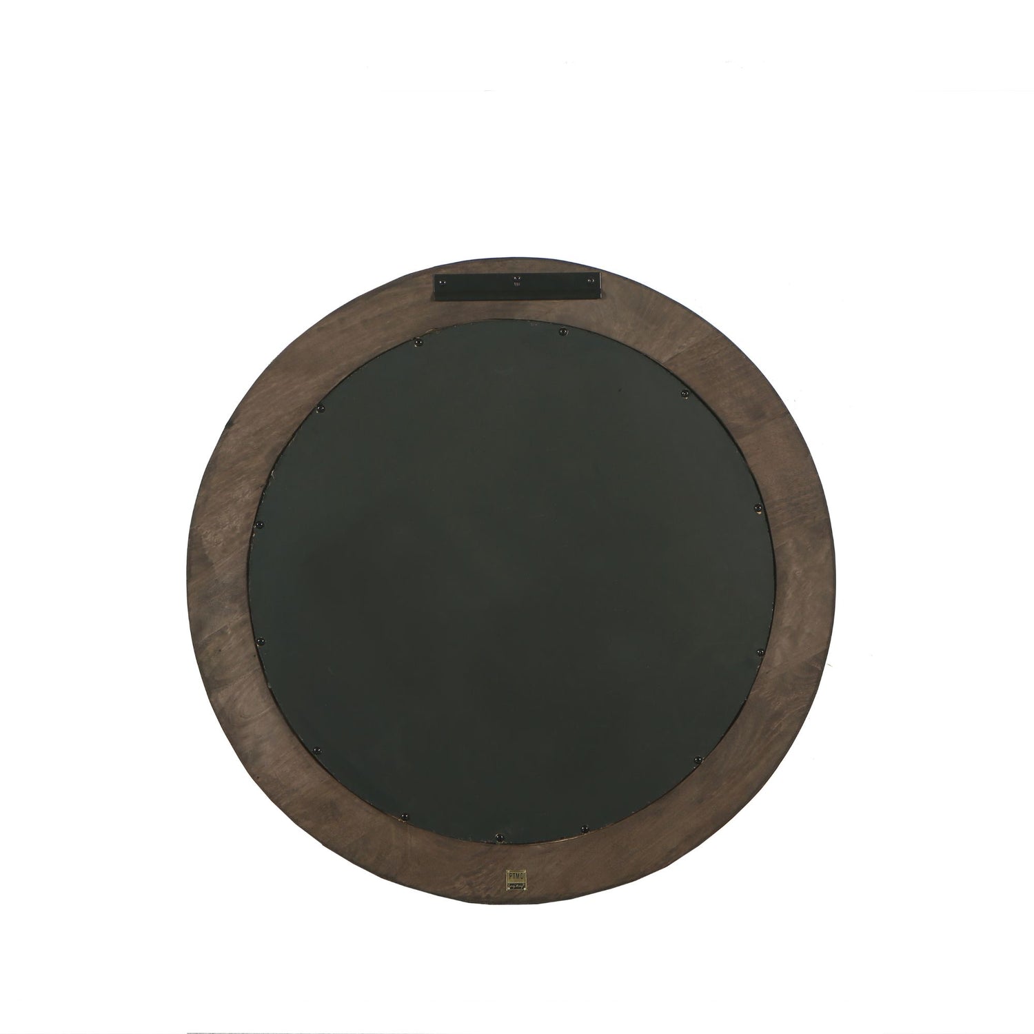 Noam Brown Mango Wood Round Mirror S Dia 70cm x 5cm PTMD - Spiegel - PTMD - livinglovely.nl