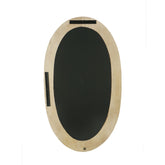 Noam Natural Mango Wood Oval Mirror 68x8x120cm PTMD - Spiegel - PTMD - livinglovely.nl