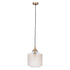 Nore hanglamp small van PTMD, transparante hanglamp van bewerkt glas