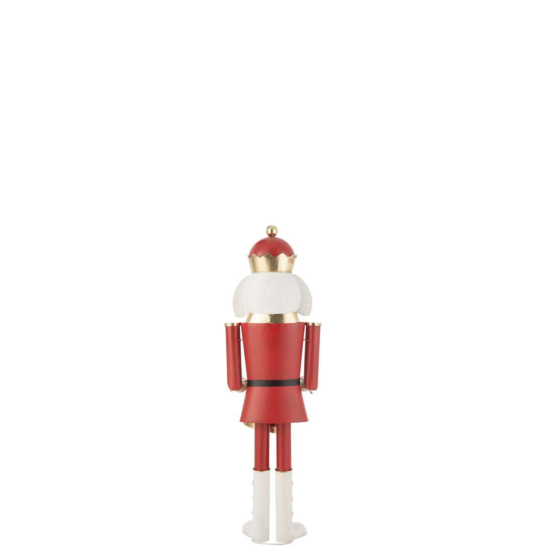 Notenkraker Trommel Ijzer Rood/Goud Medium H106,5cm J-Line