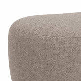 Nuvio Poef Stof Mink Organisch Hoog Legacy van PTMD, poef in mink stof, aanvullende productfoto
