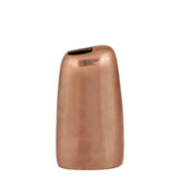 Nylah Pot Hoog Gegoten Aluminium Brons Small van PTMD, ander aanzicht van de pot van gegoten aluminium