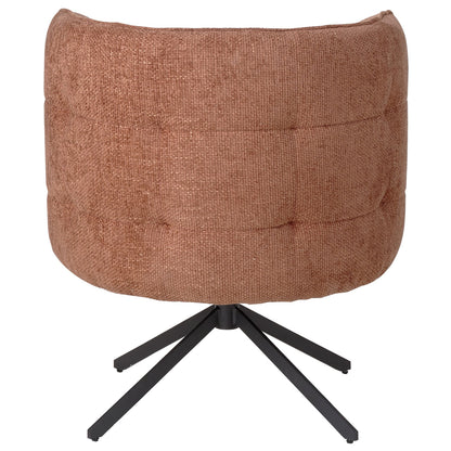 Odin Rust Eetkamerstoel legacy 6 deepterra black leg PTMD - Eetkamerstoel - PTMD - livinglovely.nl