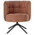Odin Rust Eetkamerstoel legacy 6 deepterra black leg PTMD - Eetkamerstoel - PTMD - livinglovely.nl