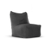 Original Junior Lounge Seat Anthracite van Laui Lounge, compacte antracietgrijze loungestoel schuin van links voren