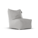 Original Junior Lounge Seat Ash Grey van Laui Lounge, compacte asgrijze loungestoel schuin van links voren