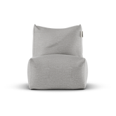 Asgrijze Junior Lounge Seat van Laui Lounge van voren, met zitting van 68 bij 68 centimeter