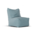 Original Junior Lounge Seat Sky Blue van Laui Lounge, compacte lichtblauwe loungestoel schuin van links voren