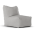 Original Lounge SeatXL Ash Grey van Laui Lounge, asgrijze loungestoel schuin van links voren