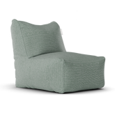 Original Lounge SeatXL Sea Green van Laui Lounge, zeegroene loungestoel schuin van links voren