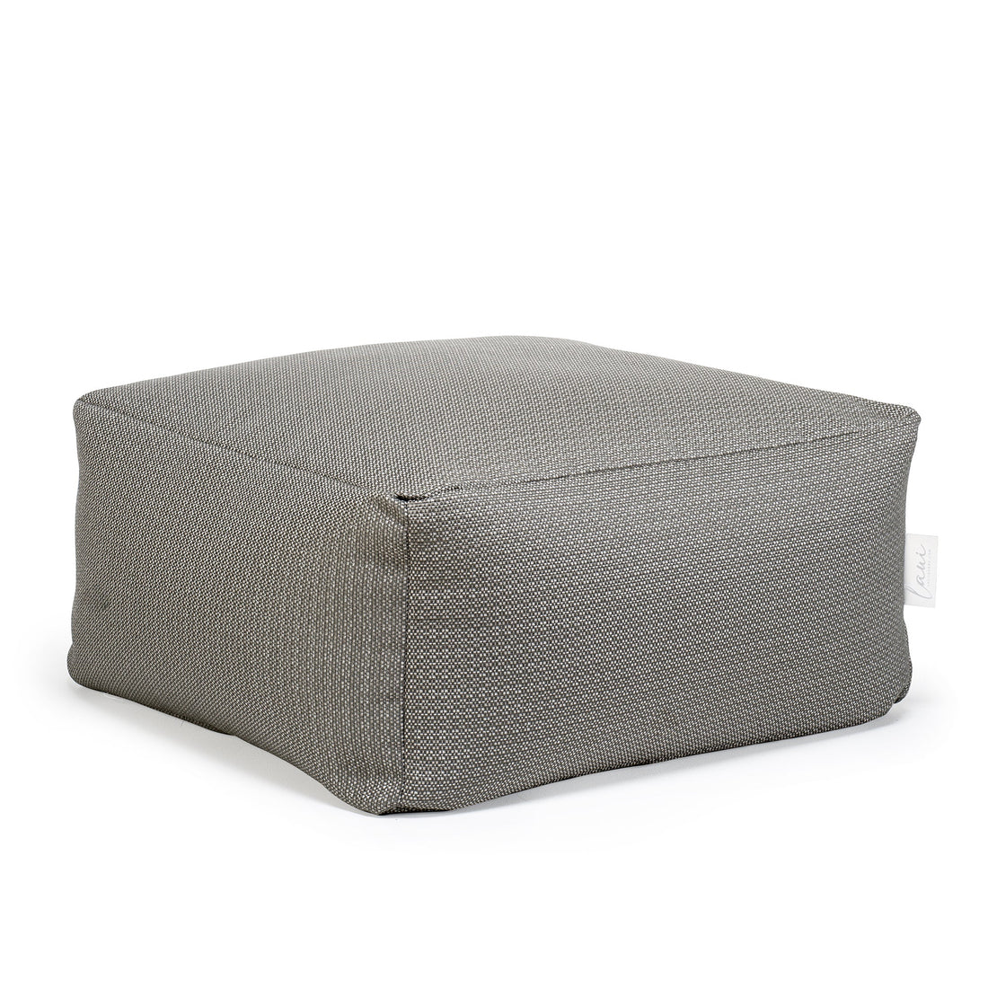 Laui Lounge Original Square Pouf Stone Grey, grijze vierkante poef van 68x68 cm