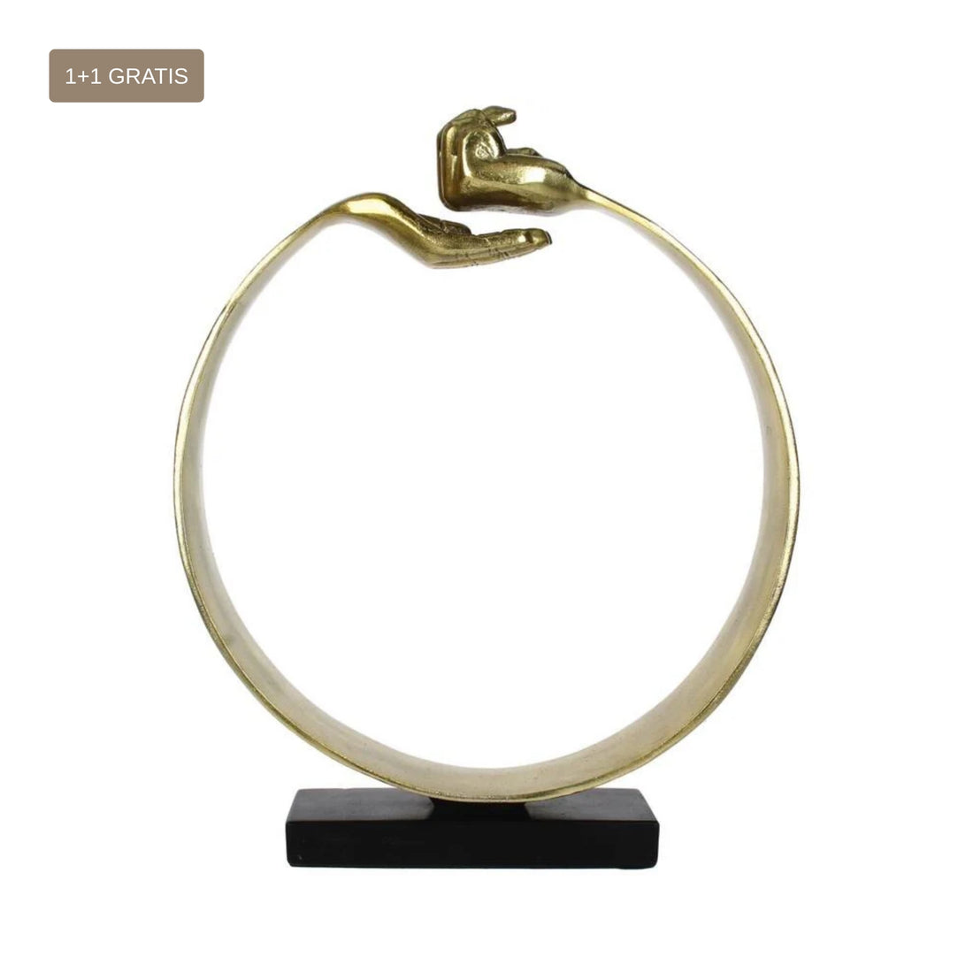 Ornament Handen Goud 34x8x43cm - Beeld - Living Lovely - livinglovely.nl