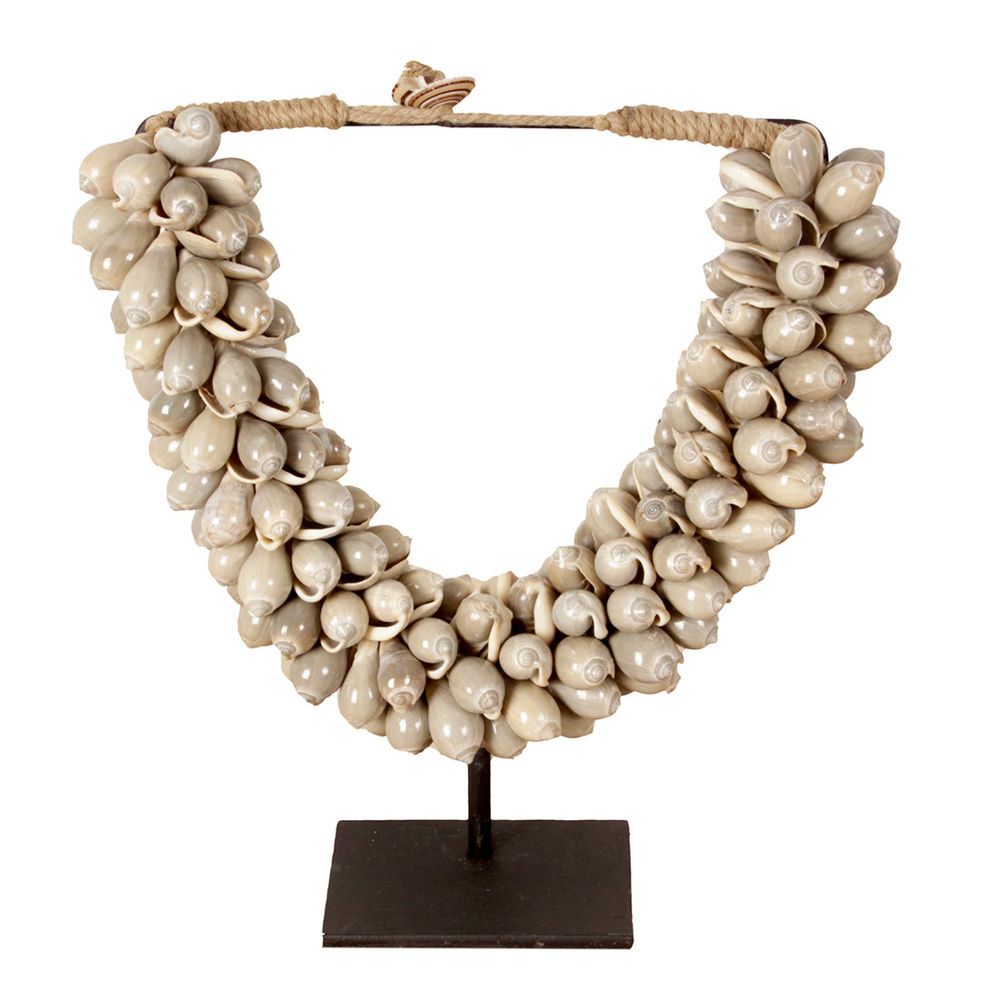 Ornament Schelpen ketting Mawar Grijs/Zandkleurig Small - Pole To Pole - Ornament - Pole To Pole - livinglovely.nl