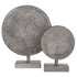 Ornamenten op voet van MUST Living, set van twee decoratieve objecten in antiek wit