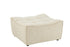 Ottoman Grid Poplar Wood/Foam Beige - - J-Line - livinglovely.nl