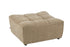 Ottoman Grid Poplar Wood/Foam Dark Beige - - J-Line - livinglovely.nl