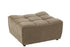 Ottoman Grid Poplar Wood/Foam Dark Taupe - - J-Line - livinglovely.nl