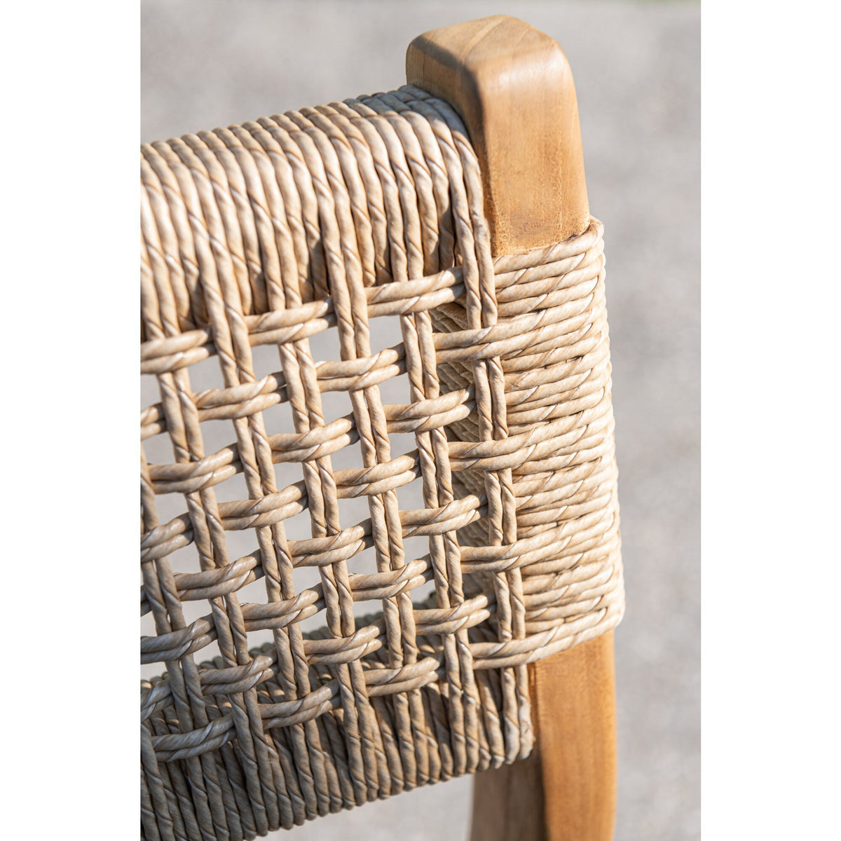 Outdoor Barstoel Taghazout Teak Hout Naturel J-Line
