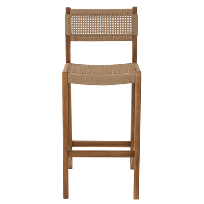 Outdoor Barstoel Taghazout Teak Hout Naturel J-Line