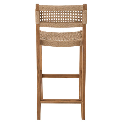 Outdoor Barstoel Taghazout Teak Hout Naturel J-Line