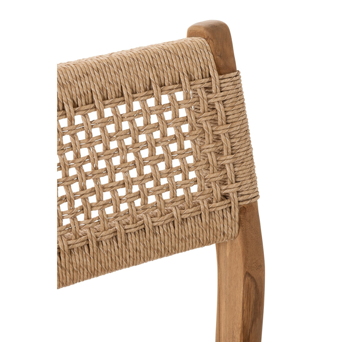 Outdoor Barstoel Taghazout Teak Hout Naturel J-Line