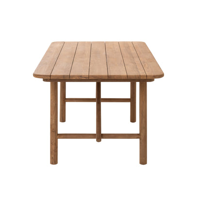 Outdoor Eettafel Palo Rechthoek Gerecycleerd Hout Naturel J-Line