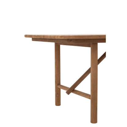 Outdoor Eettafel Palo Rechthoek Gerecycleerd Hout Naturel J-Line