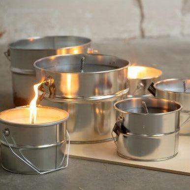 Outdoor kaars in blik , Buitenkaars , Rustik Lys , livinglovely.nl