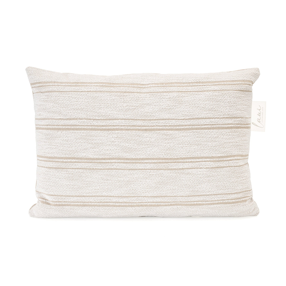 Laui Lounge outdoor kussen Harvest Kaolin 60x40 cm in gebroken witte Sunbrella stof