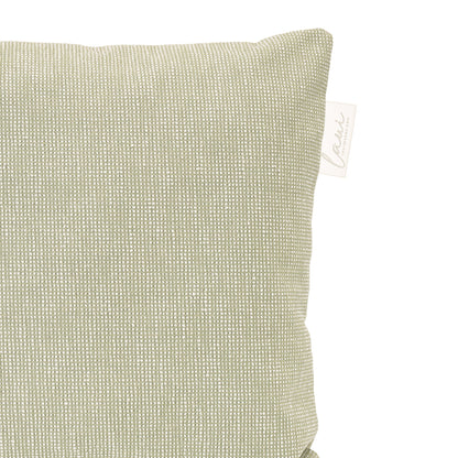 Achterkant in Heritage Moss van het Laui Lounge kussen Slow Spirea 50x50 cm