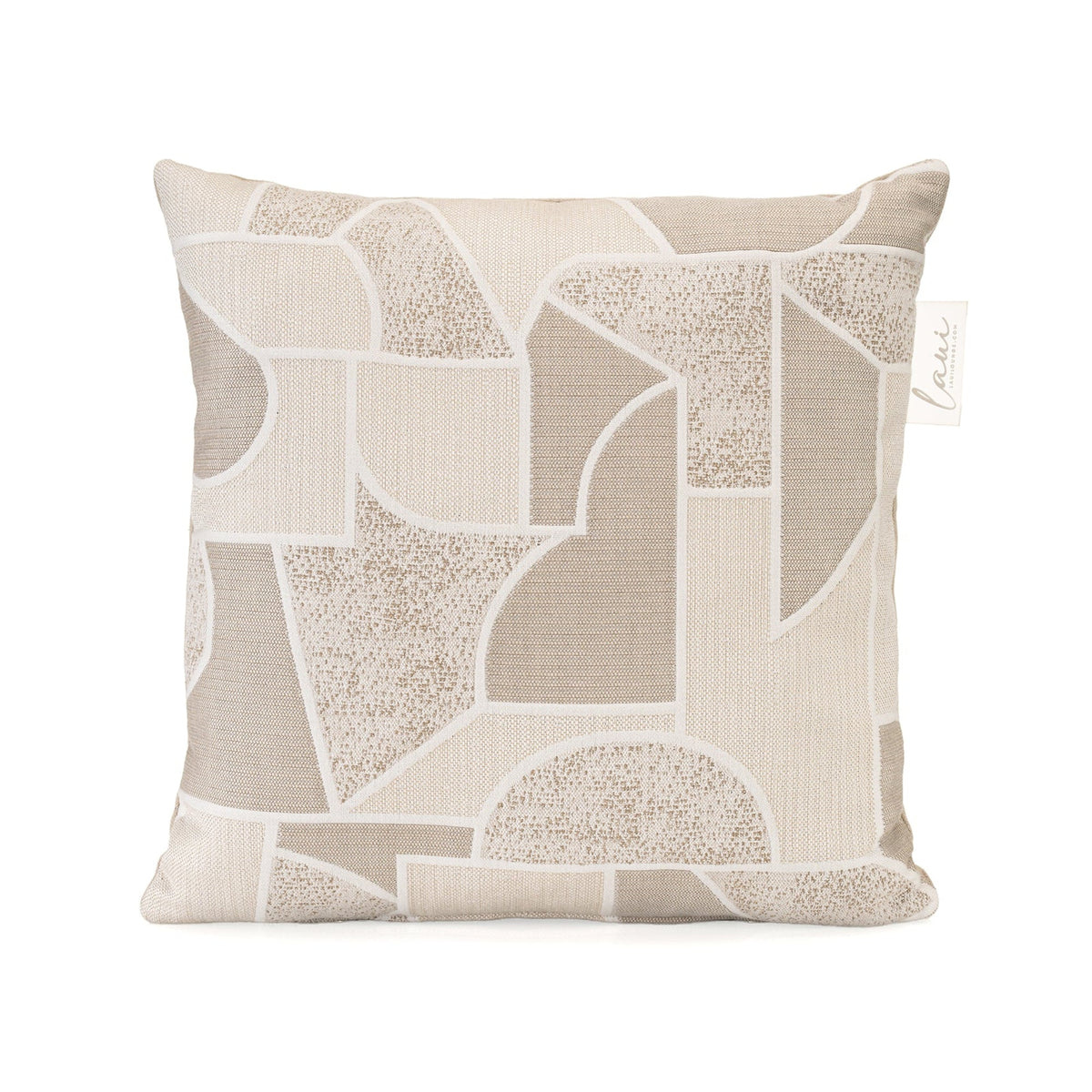 Laui Lounge outdoor kussen Territory Alum 50x50 cm met landkaartachtig dessin