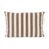 Laui Lounge outdoor kussen The Riviera Burdock 60x40 cm, gestreept lendenkussen in olijfgroen