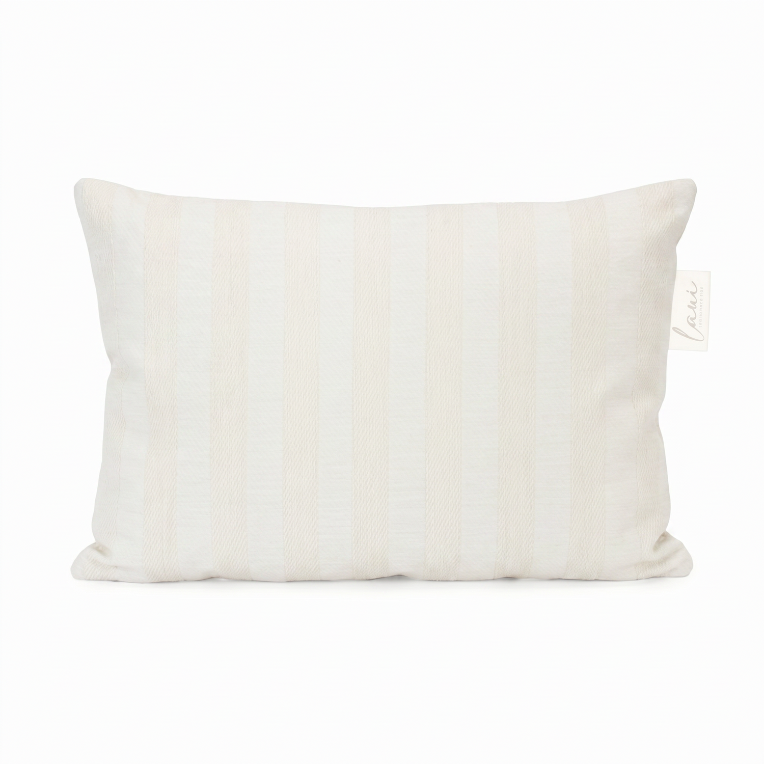 Laui Lounge outdoor kussen The Riviera Merinque 60x40 cm, licht gestreept lendenkussen