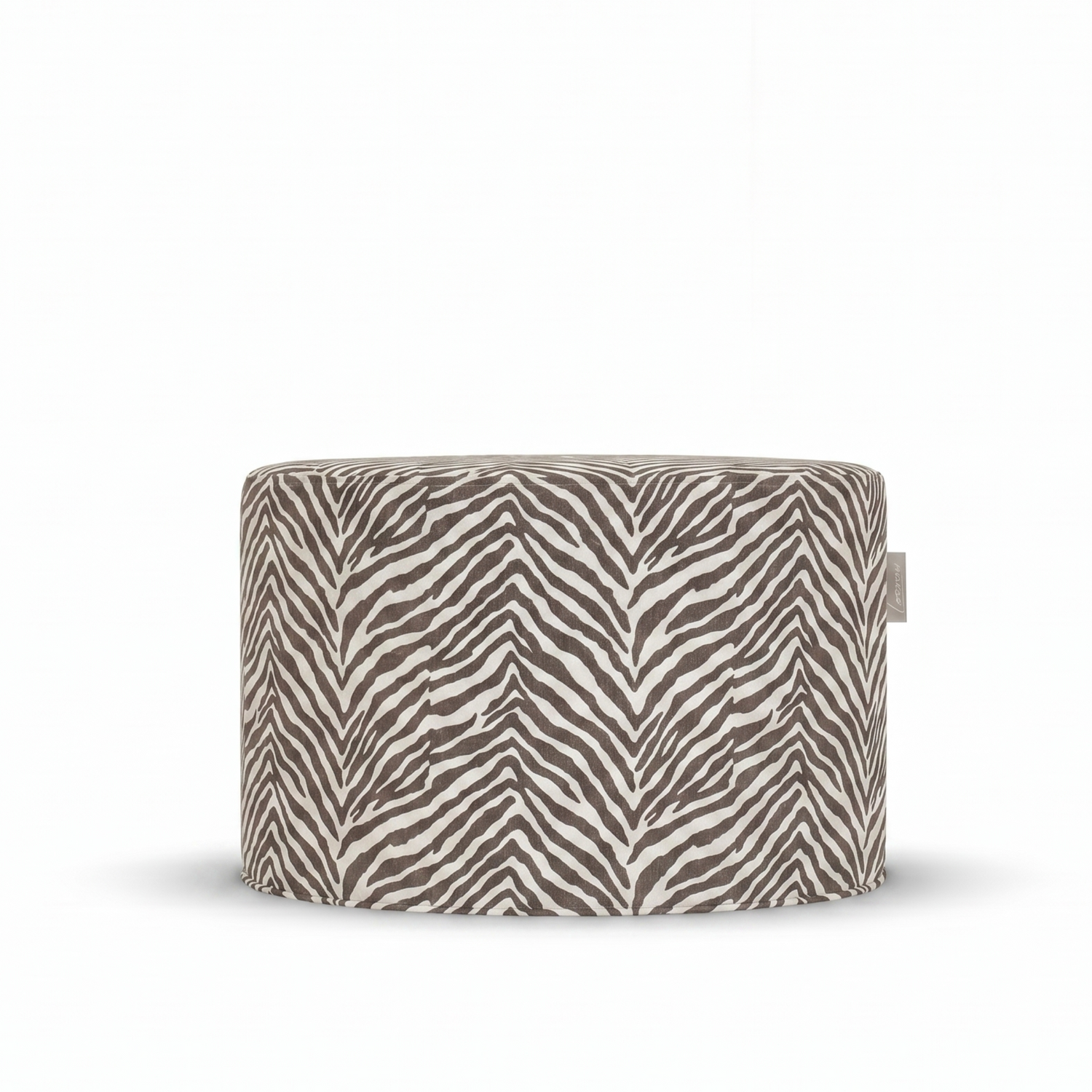 Laui Lounge Outdoor Pouf Congo Tawny Ø68x35 cm, brede ronde poef in okerbruin
