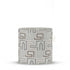 Laui Lounge Outdoor Pouf Maze Chiffon Ø44x46 cm met grafisch doolhofdessin